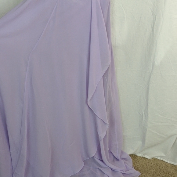 Bridesmaid full length sleeveless formal dress - Picture 5 of 8